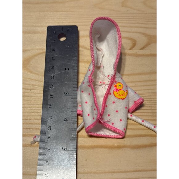 Barbie Bathtime Fun Kelly Rubber Ducky Robe 14552 Mattel 1995 - Picture 3 of 4